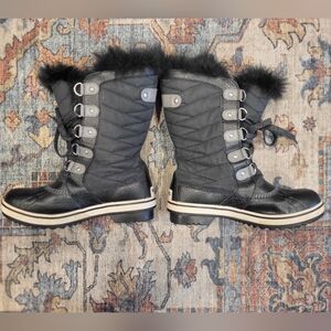Women's/Girls Black Winter Boots